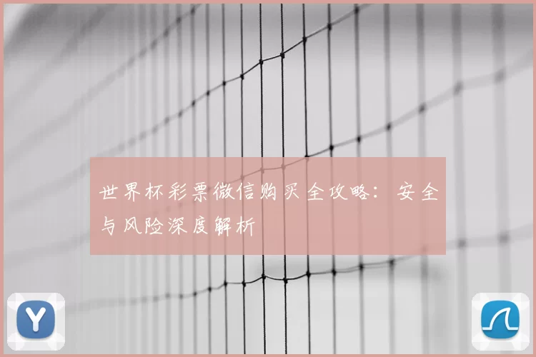 世界杯彩票微信购买全攻略：安全与风险深度解析