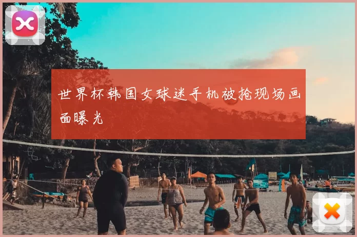 世界杯韩国女球迷手机被抢现场画面曝光