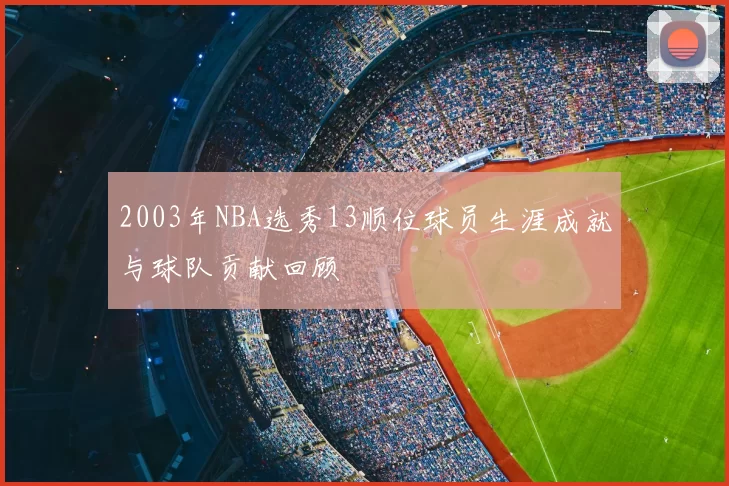 2003年NBA选秀13顺位球员生涯成就与球队贡献回顾