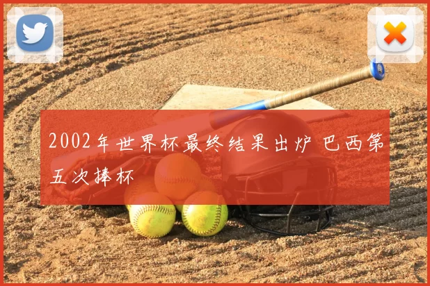 2002年世界杯最终结果出炉 巴西第五次捧杯
